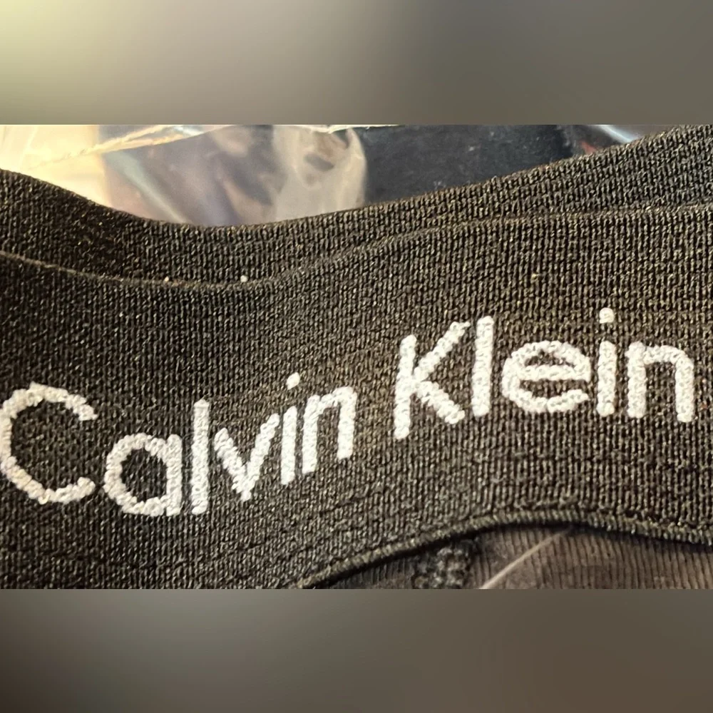 7 pairs medium Calvin Klein Black Boxer Briefs Stretchy Elastic Waistband no box